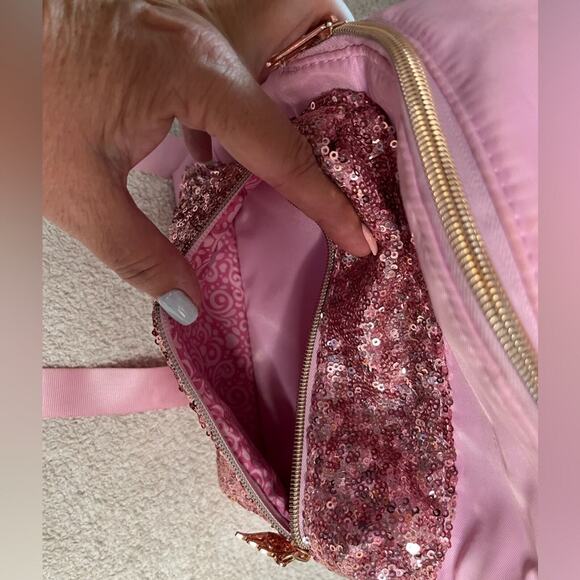 RARE Disney Cruise Line DCL Bibbidi Bobbidi Boutique Backpack Pink - Picture 9 of 9